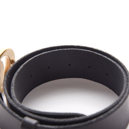Gucci Faded Calfskin Double G 40mm Belt 75 30 Black 4 of 6