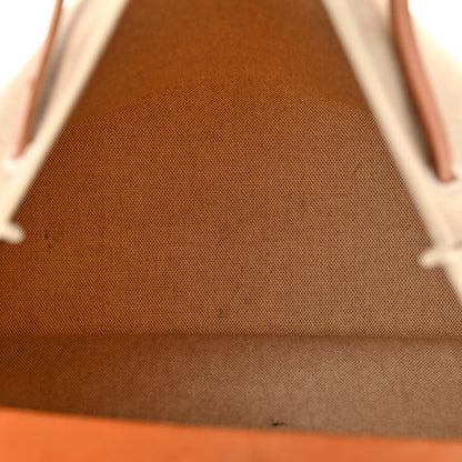 Hermes Vache Hunter Criss Viking Herbag a Dos Retourne Backpack Ecru Beige Naturel 5 of 16