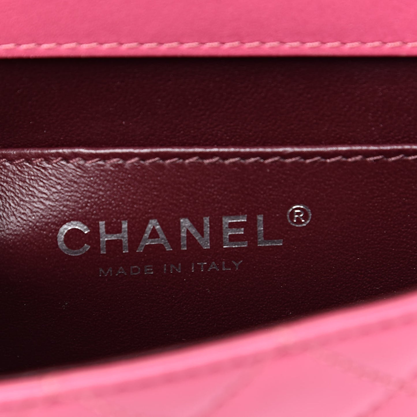 Lambskin Quilted Mini Crossing Times Flap Pink