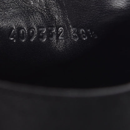Gucci Nappa Womens Horsebit Slingback Slippers 38.5 Black 10 of 13