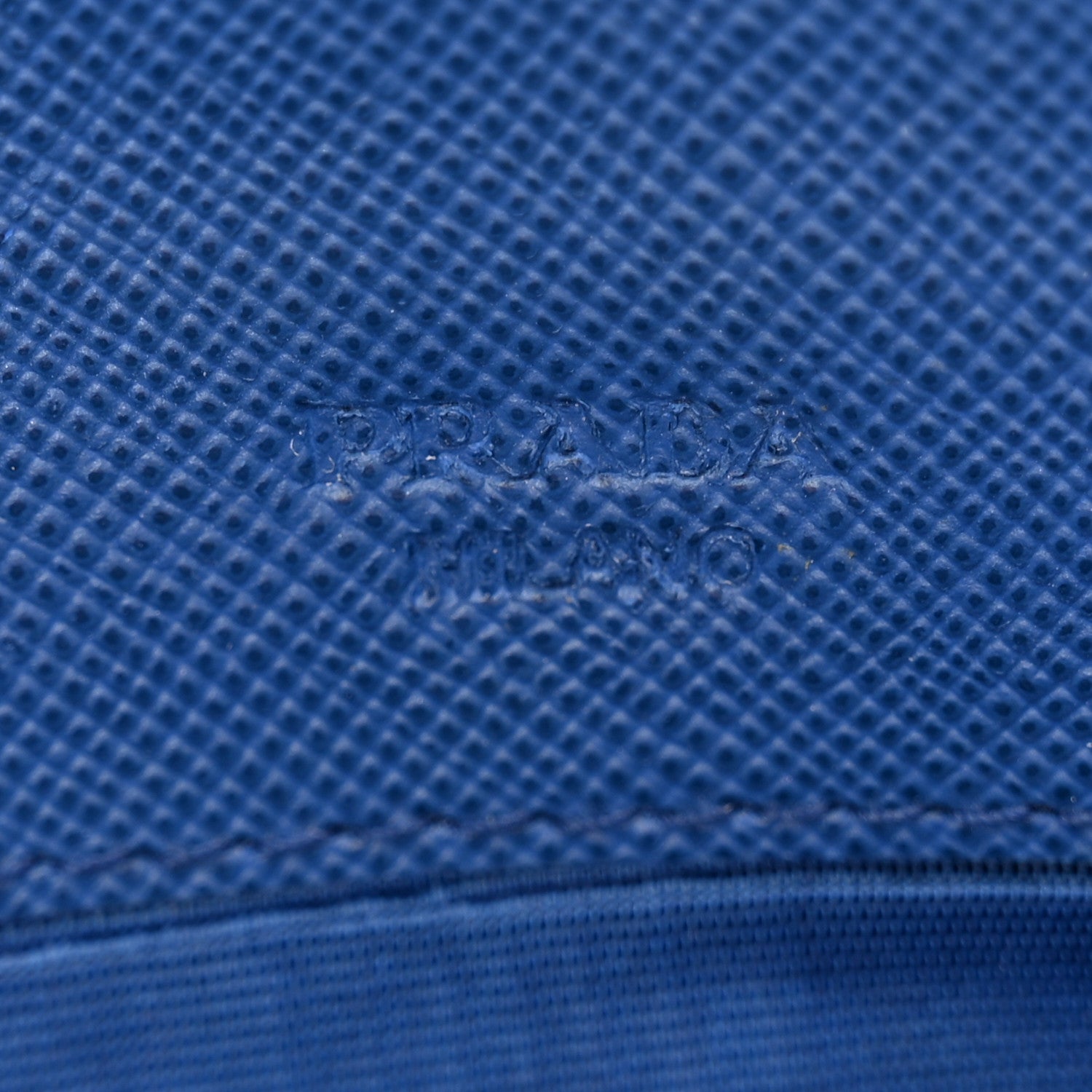 Prada Saffiano Tuc Continental Flap Wallet Azzurro 8 of 15