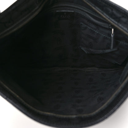 Gucci Imprime Monogram Medium Flat Messenger Bag Black 5 of 9