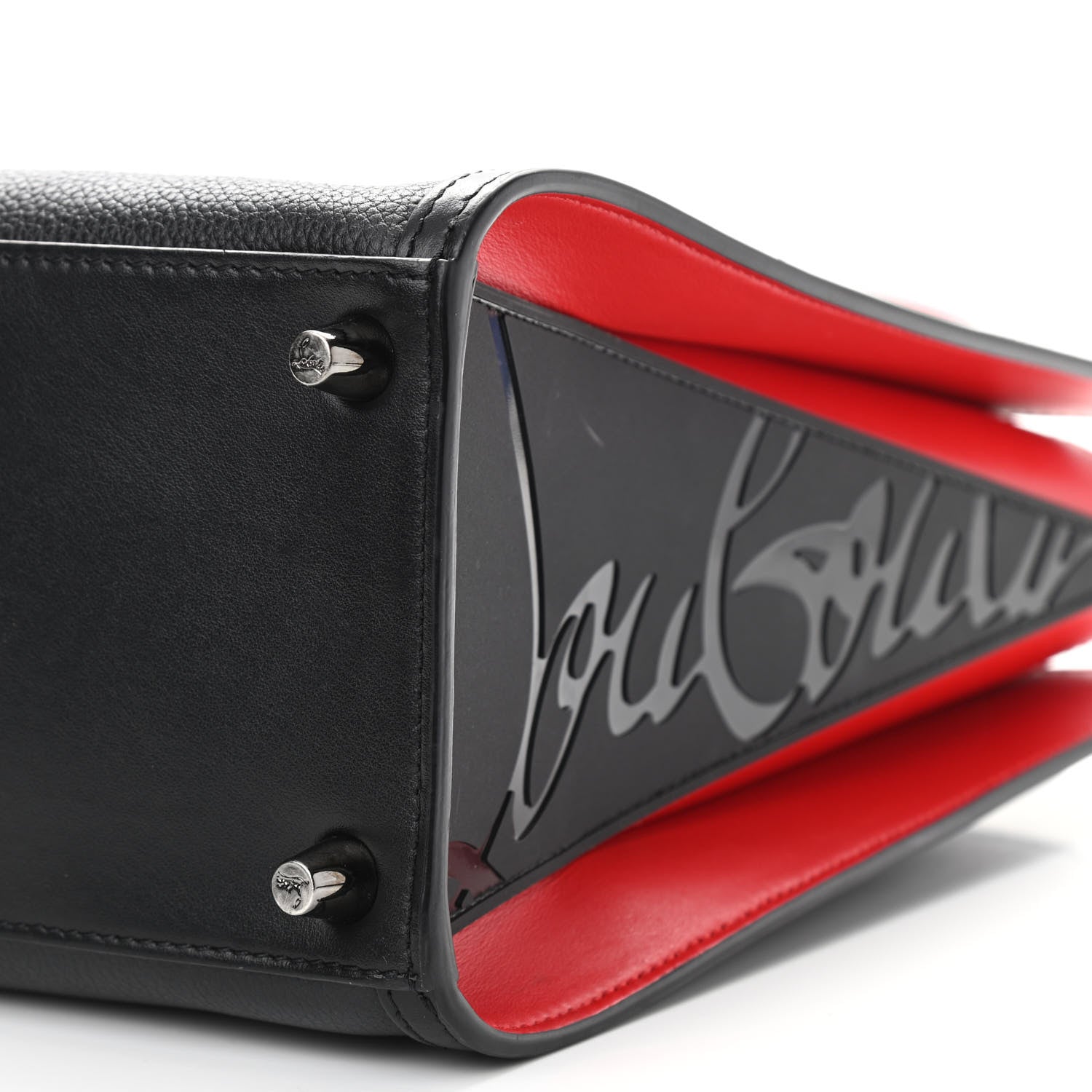 Christian Louboutin Calfskin Empire Patent Studded Medium Paloma Black 10 of 10