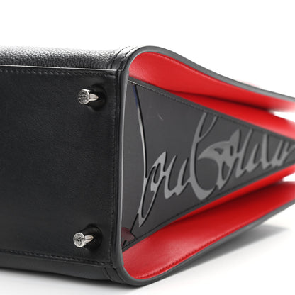 Christian Louboutin Calfskin Empire Patent Studded Medium Paloma Black 10 of 10