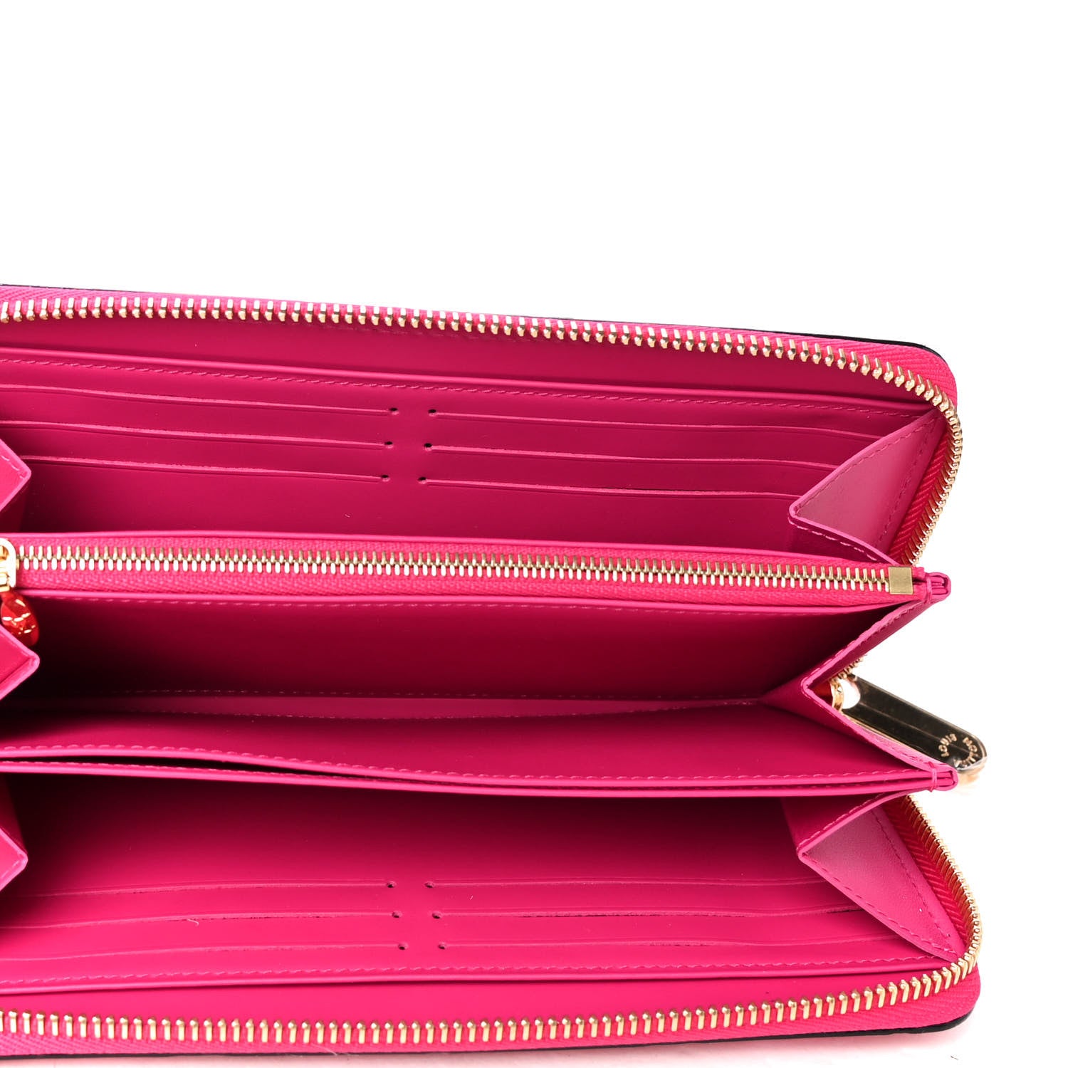Louis Vuitton Vernis Valentine Zippy Wallet Fuchsia 4 of 4