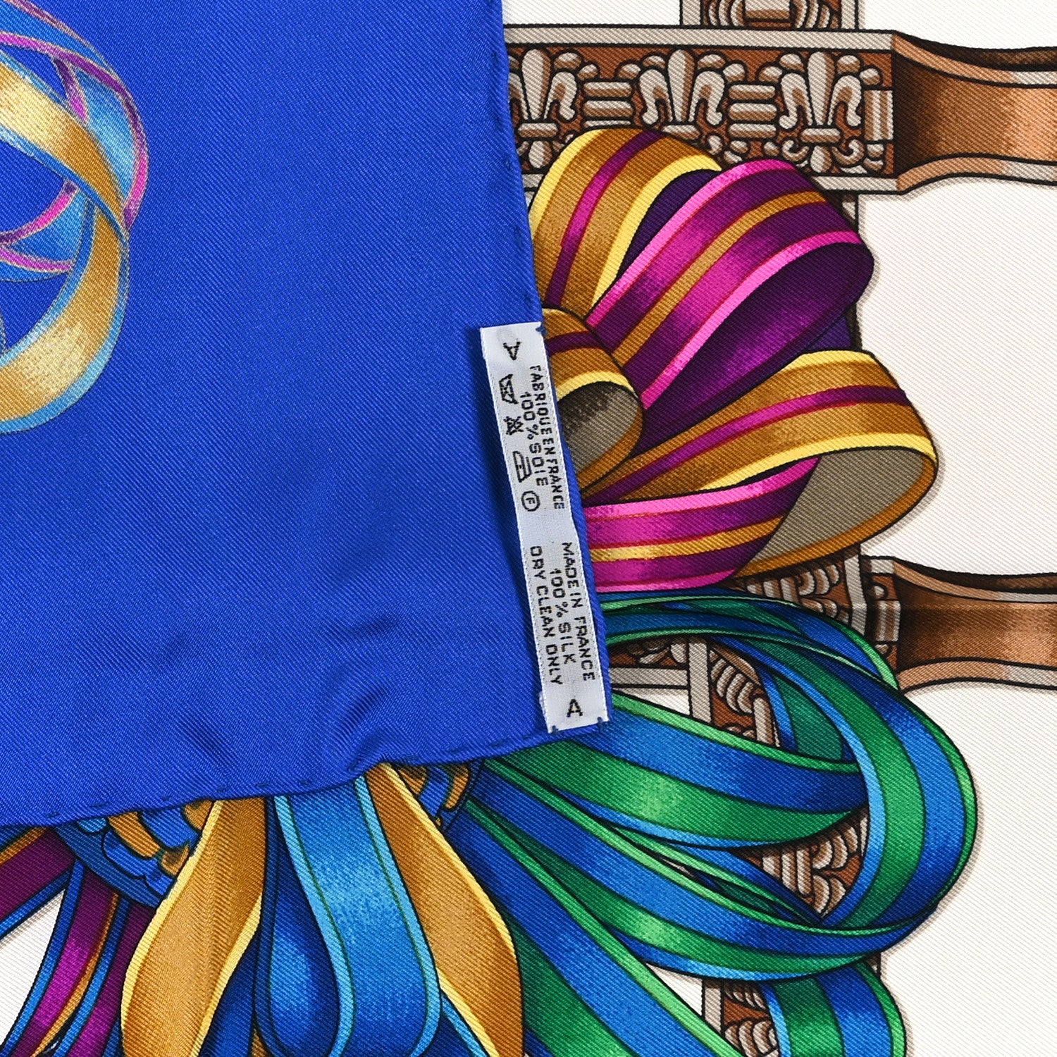 Hermes Silk Les Rubans Du Cheval Scarf 90 3 of 3