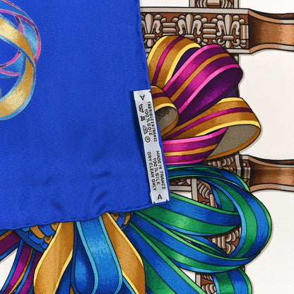 Hermes Silk Les Rubans Du Cheval Scarf 90 3 of 3