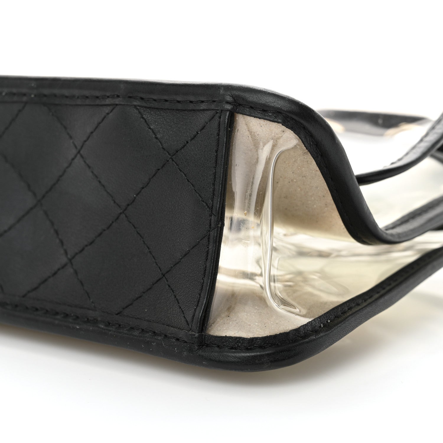 Chanel Lambskin PVC Medium Sand By The Sea Flap Black 10 of 11