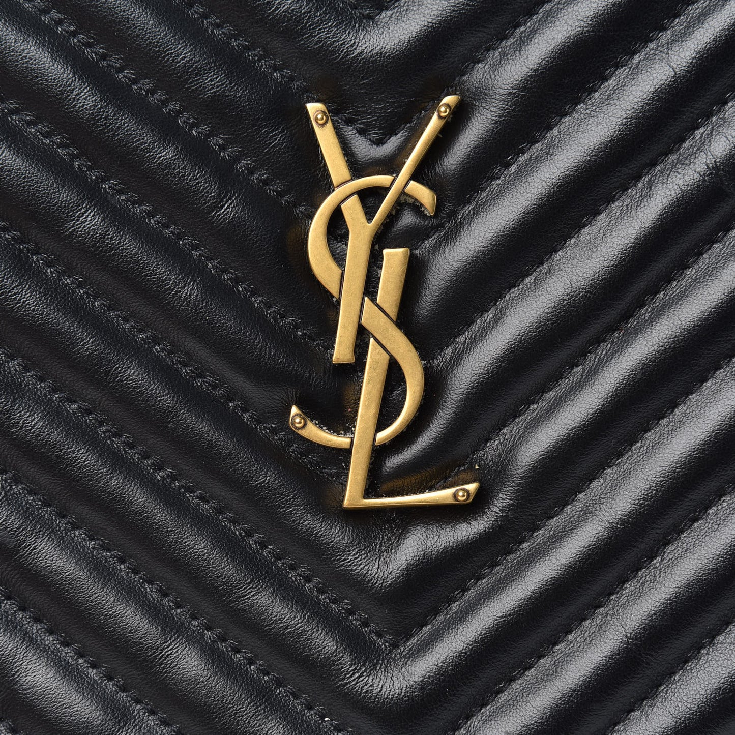 Calfskin Matelasse Monogram Lou Camera Bag Black
