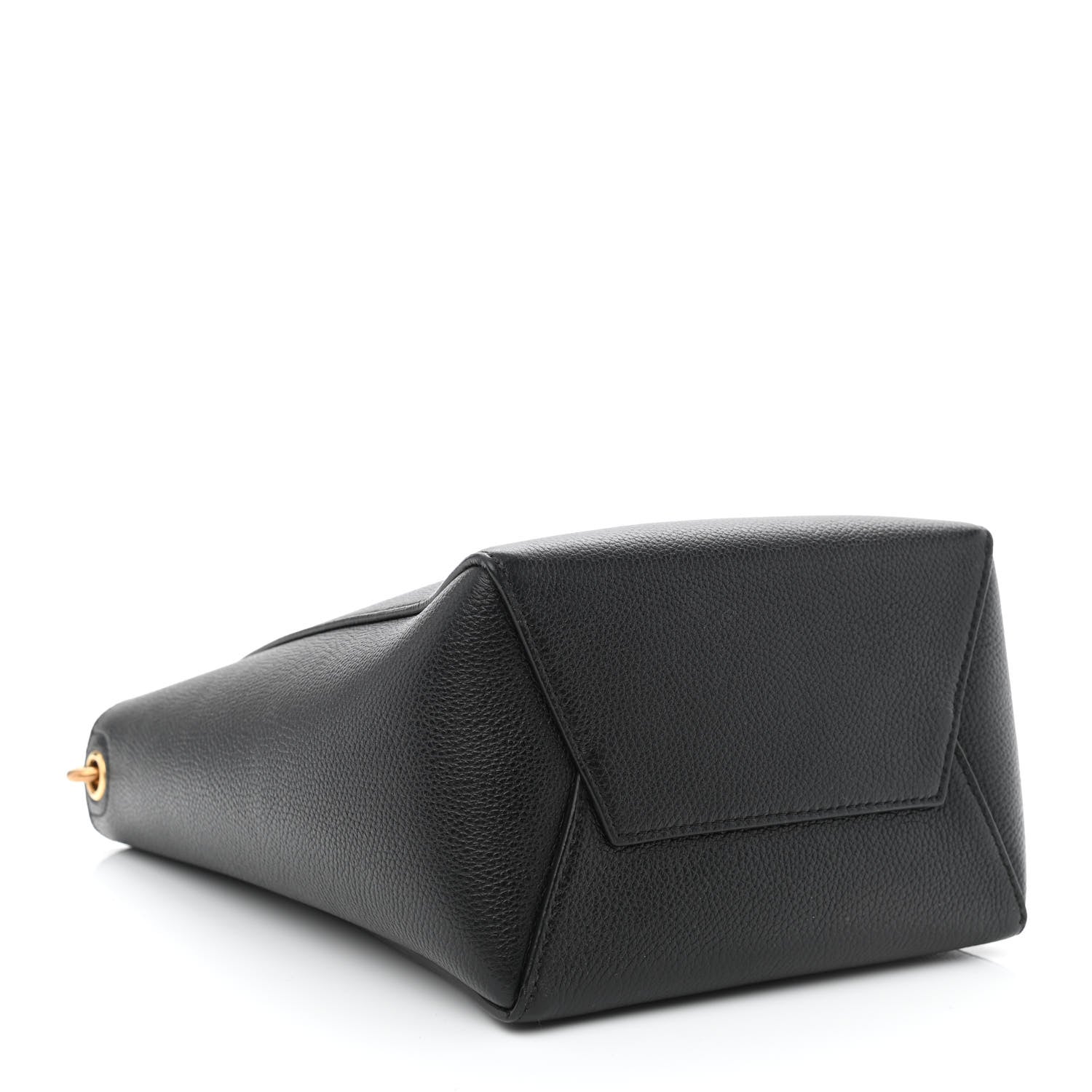Celine Soft Grained Calfskin Small Sangle Bucket Bag Black 4 of 9