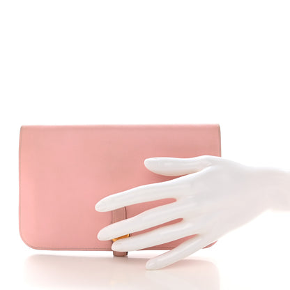 Hermes Swift Dogon Duo Wallet Rose Sakura 2 of 12