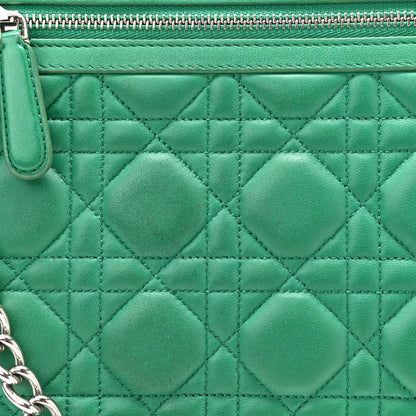 Christian Dior Lambskin Cannage Large Miss Dior Flap Green 10 of 11