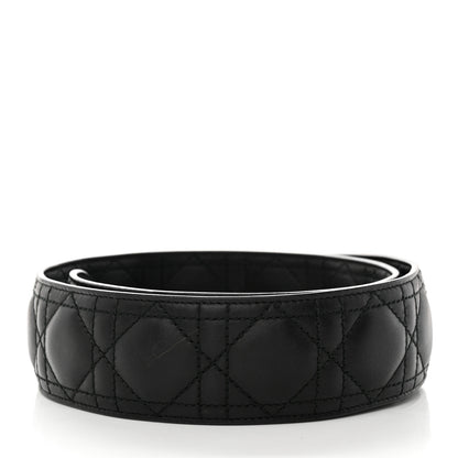 Christian Dior Lambskin Cannage Shoulder Strap Black 2 of 4