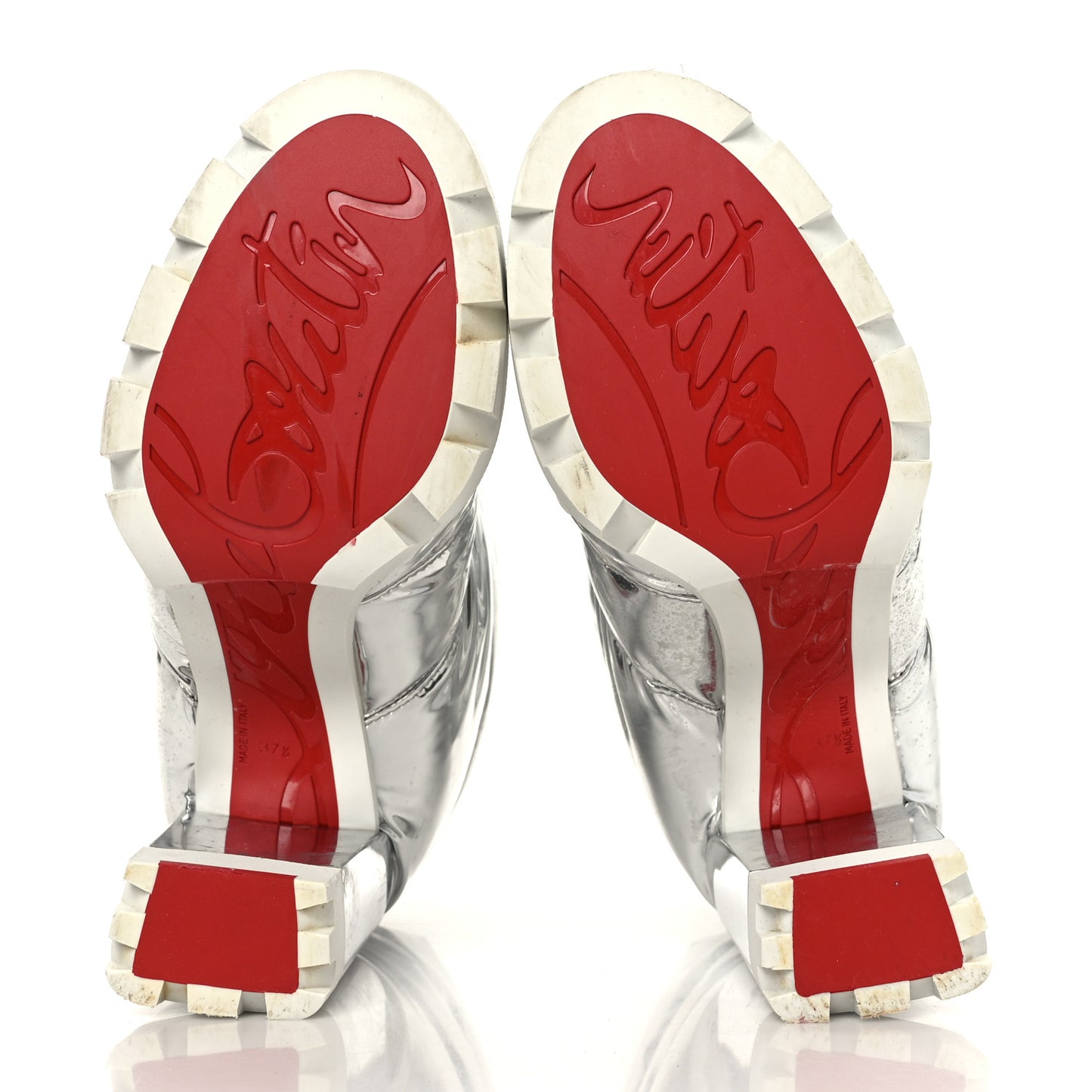 Metallic Oriona Lug 100 Boots 37.5 Silver