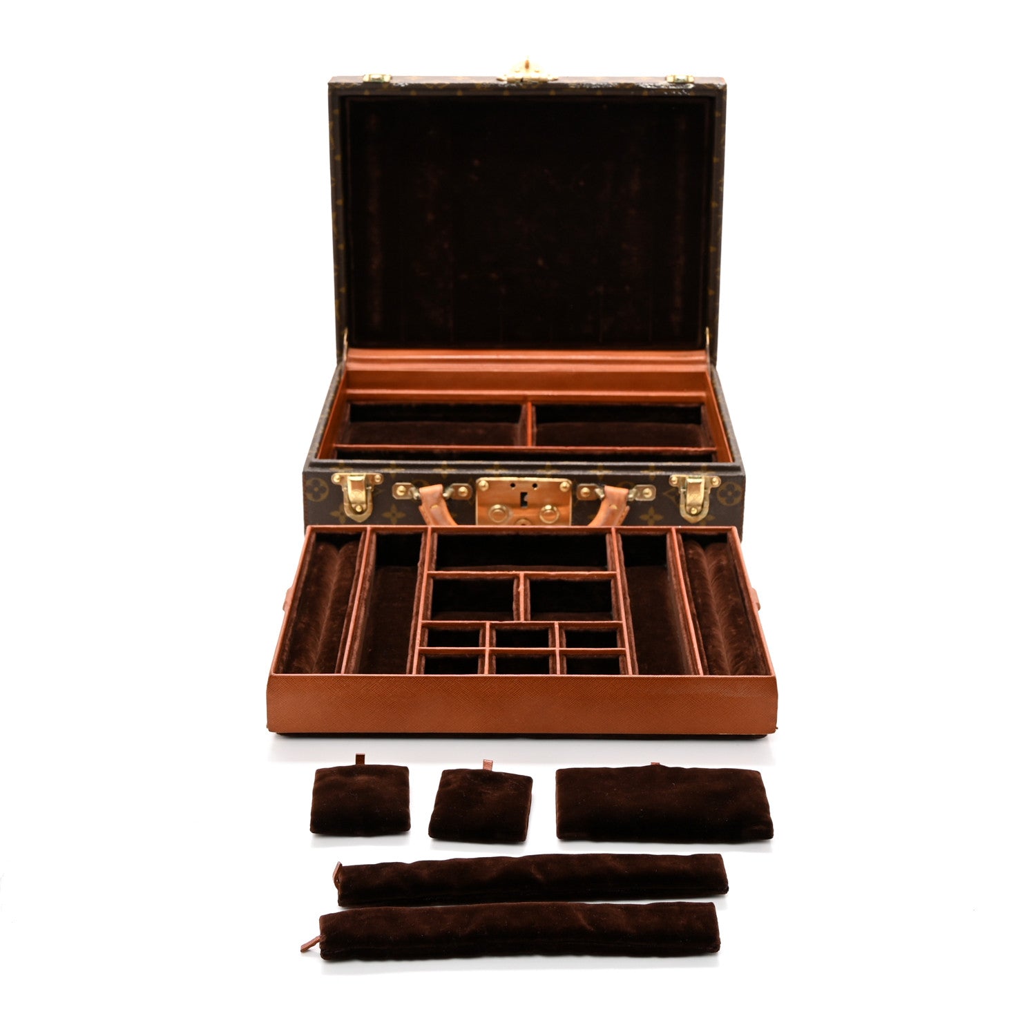 Louis Vuitton Monogram Jewellery Case Hard trunk 15 of 19
