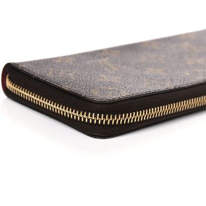 Louis Vuitton Monogram Clemence Wallet Fuchsia 12 of 14