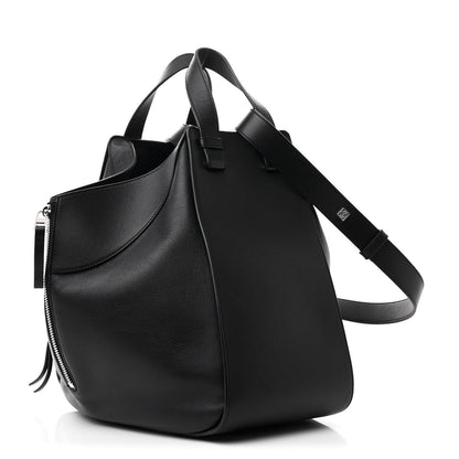 Loewe Calfskin Medium Hammock Shoulder Bag Black 3 of 11