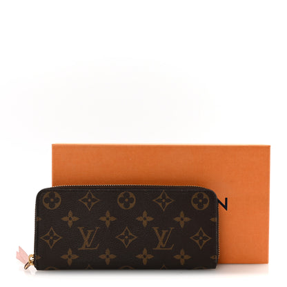 Louis Vuitton Monogram Clemence Wallet Rose Ballerine 7 of 7