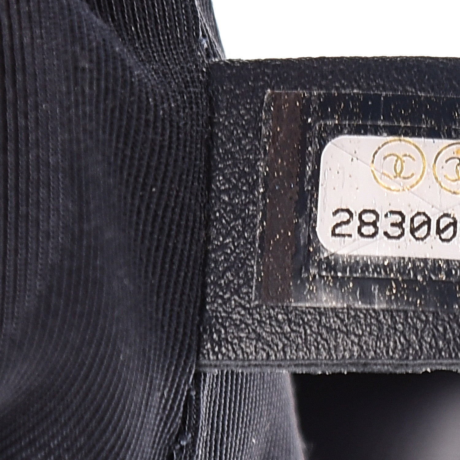Chanel Caviar Quilted Rolled Up Bucket Drawstring Bag Navy 7 of 11