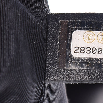 Chanel Caviar Quilted Rolled Up Bucket Drawstring Bag Navy 7 of 11