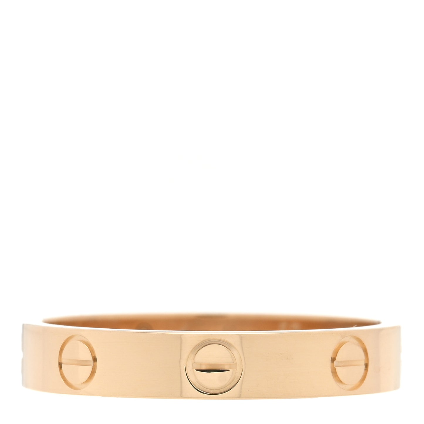 18K Yellow Gold 3.5mm LOVE Wedding Band Ring 57 8
