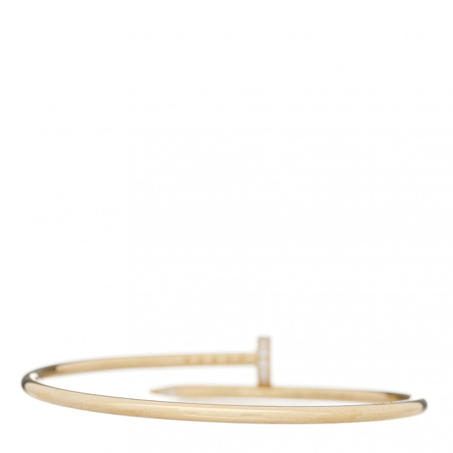 18K Yellow Gold Diamond Small Juste Un Clou Bracelet 15