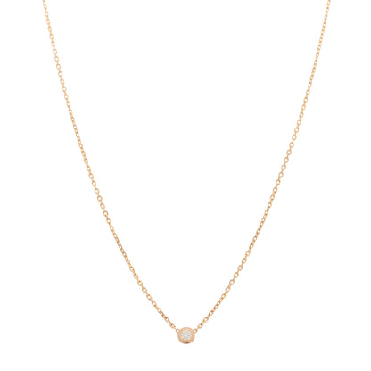 Cartier 18K Pink Gold Diamond XS D'Amour Pendant Necklace 1 of 6