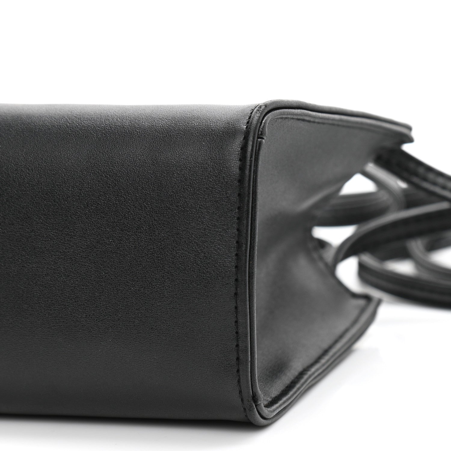 Telfar Vegan Leather Small Shopping Bag Black 9 of 9