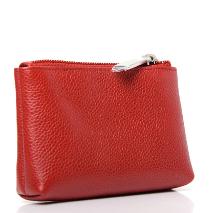 Chanel Caviar Timeless CC Key Holder Red 3 of 7