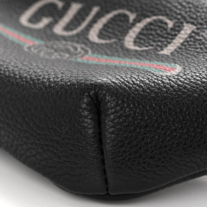 Gucci Grained Calfskin Small Logo Belt Bag Black 9 of 9