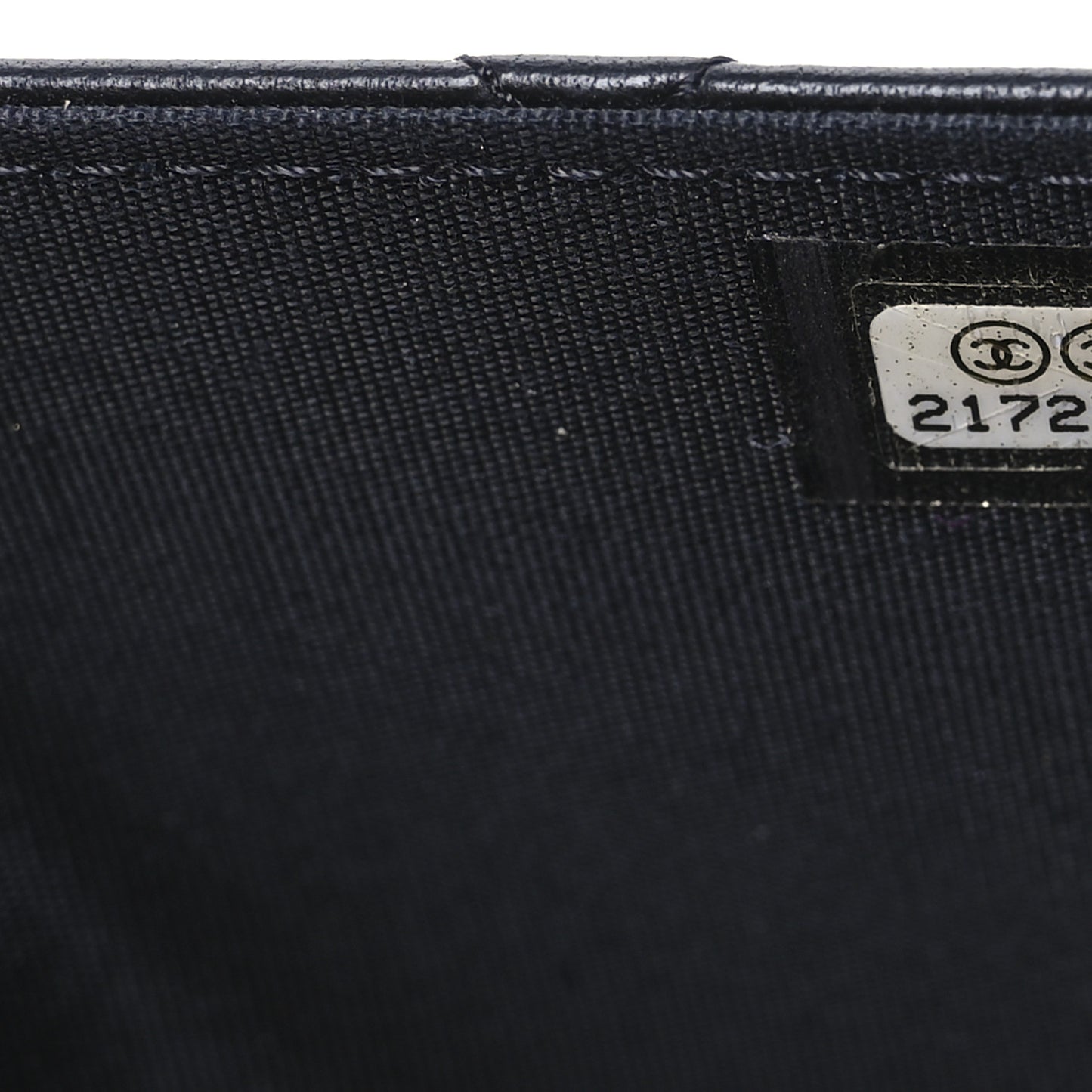 Lambskin Quilted Boy Wallet On Chain WOC Black