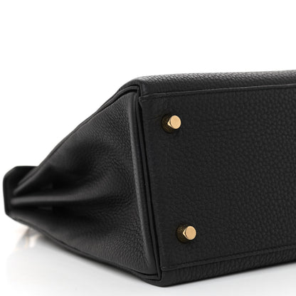 Hermes Togo Kelly Retourne 28 Black 9 of 11