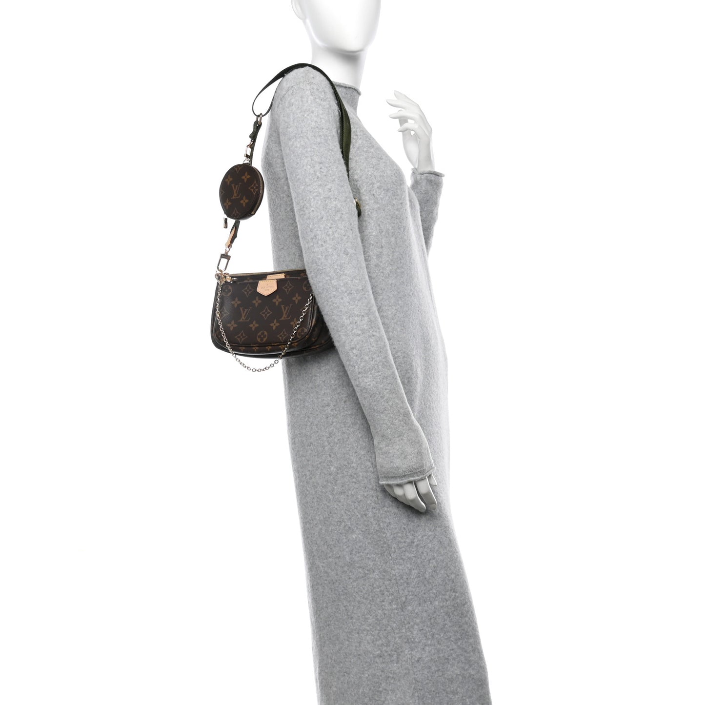 Monogram Multi Pochette Accessories Kaki