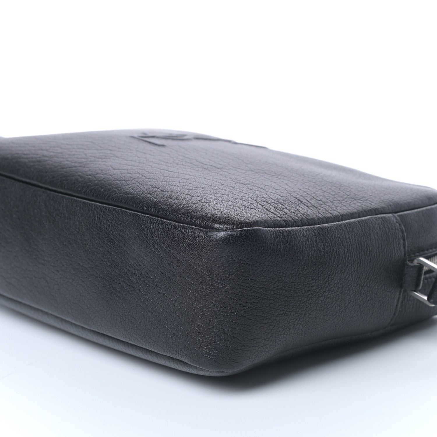 Saint Laurent Lambskin Monogram Small Lou Camera Bag Black 9 of 9