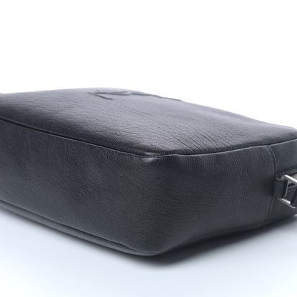 Saint Laurent Lambskin Monogram Small Lou Camera Bag Black 9 of 9