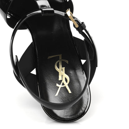 Saint Laurent Patent Tribute 105 Platform Sandals 39 Black 7 of 10