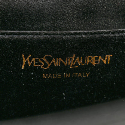 Saint Laurent Calfskin Monogram Large Belle De Jour Clutch Black 6 of 11