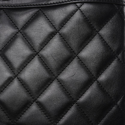 Chanel Calfskin Quilted CC Shopping Tote Black 16 of 16