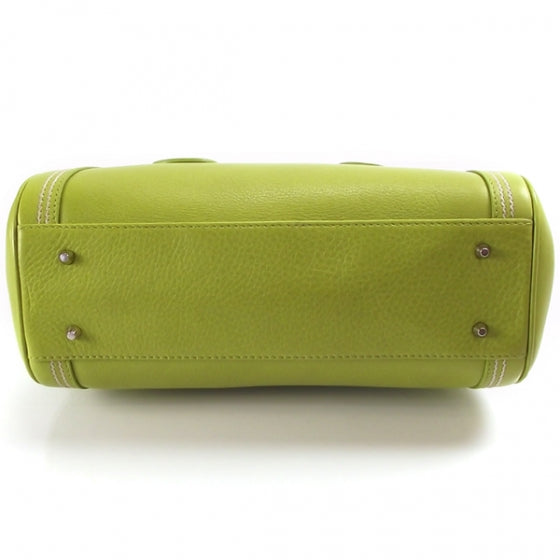 Leather Butterfly Pearls Bag