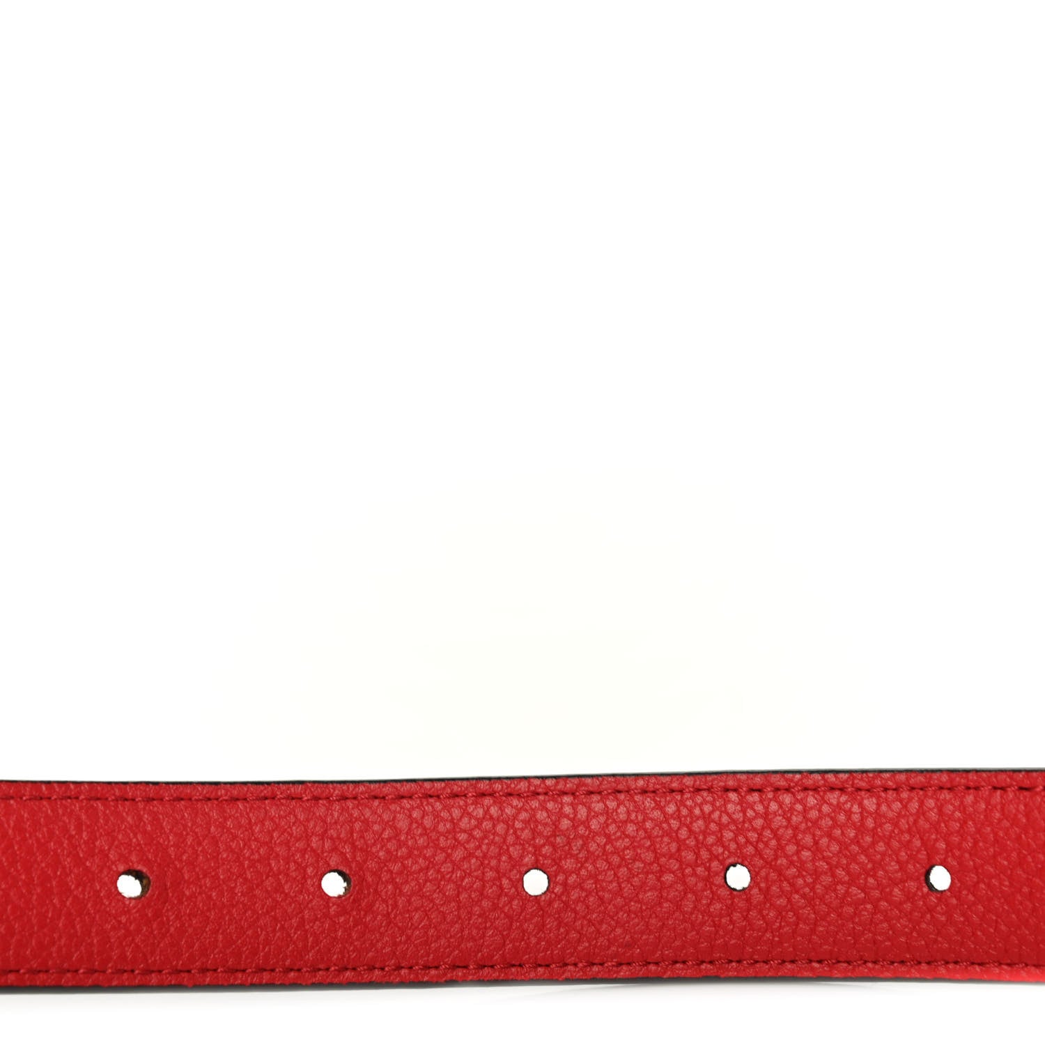 Louis Vuitton Calfskin Monogram 25mm LV Circle Reversible Belt 85 34 Red 4 of 4