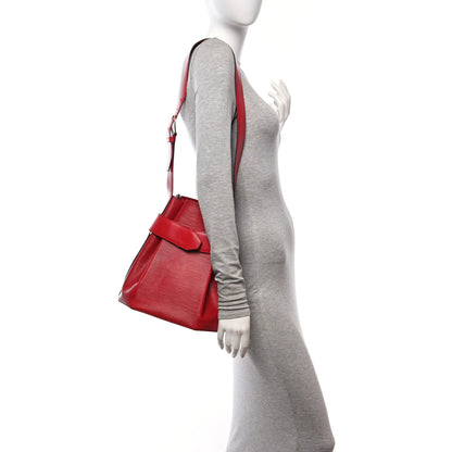 Louis Vuitton Epi Sac D'Epaule GM Castillan Red 2 of 12