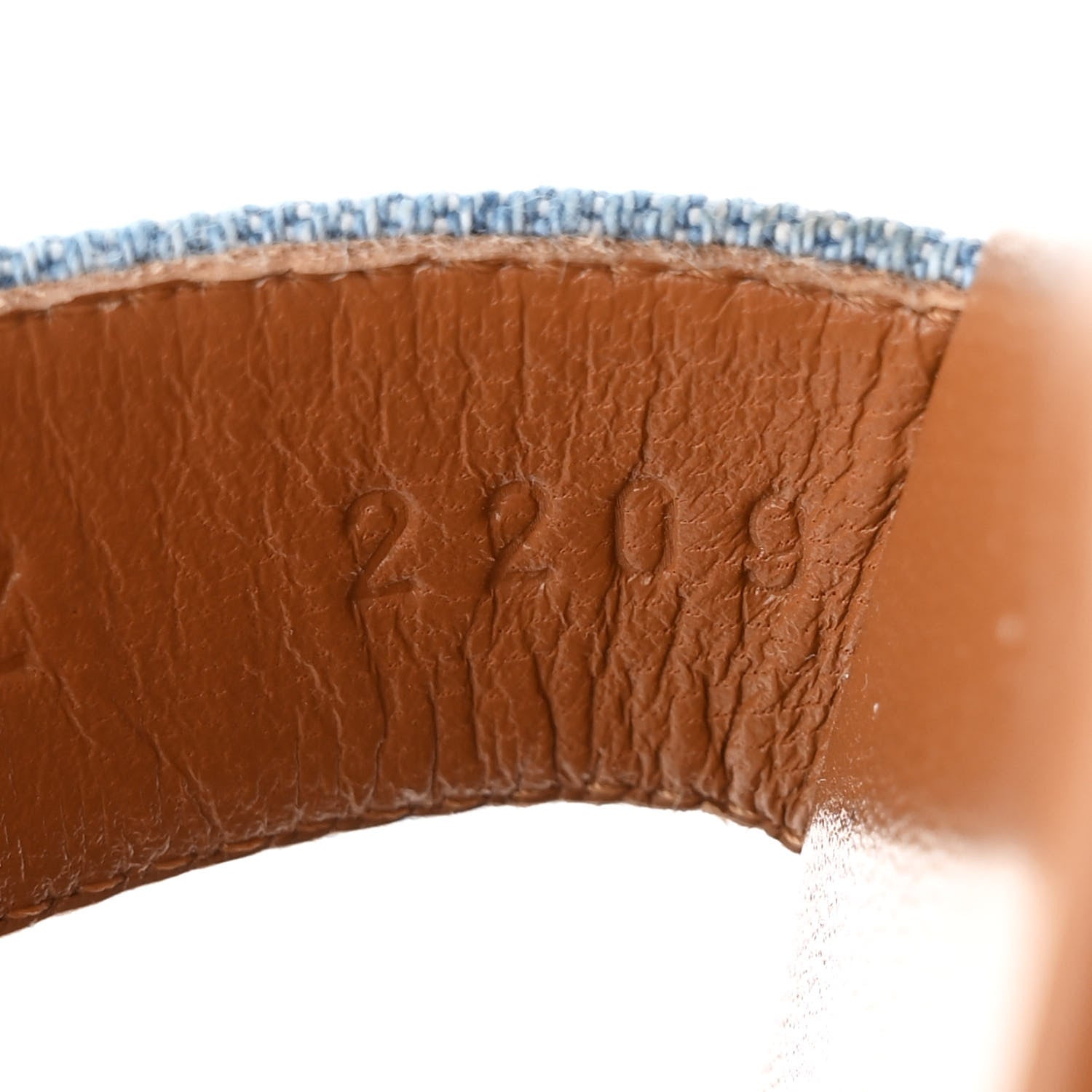 Hermes Denim Canvas Oran Sandals 36 Bleu Clair 10 of 11