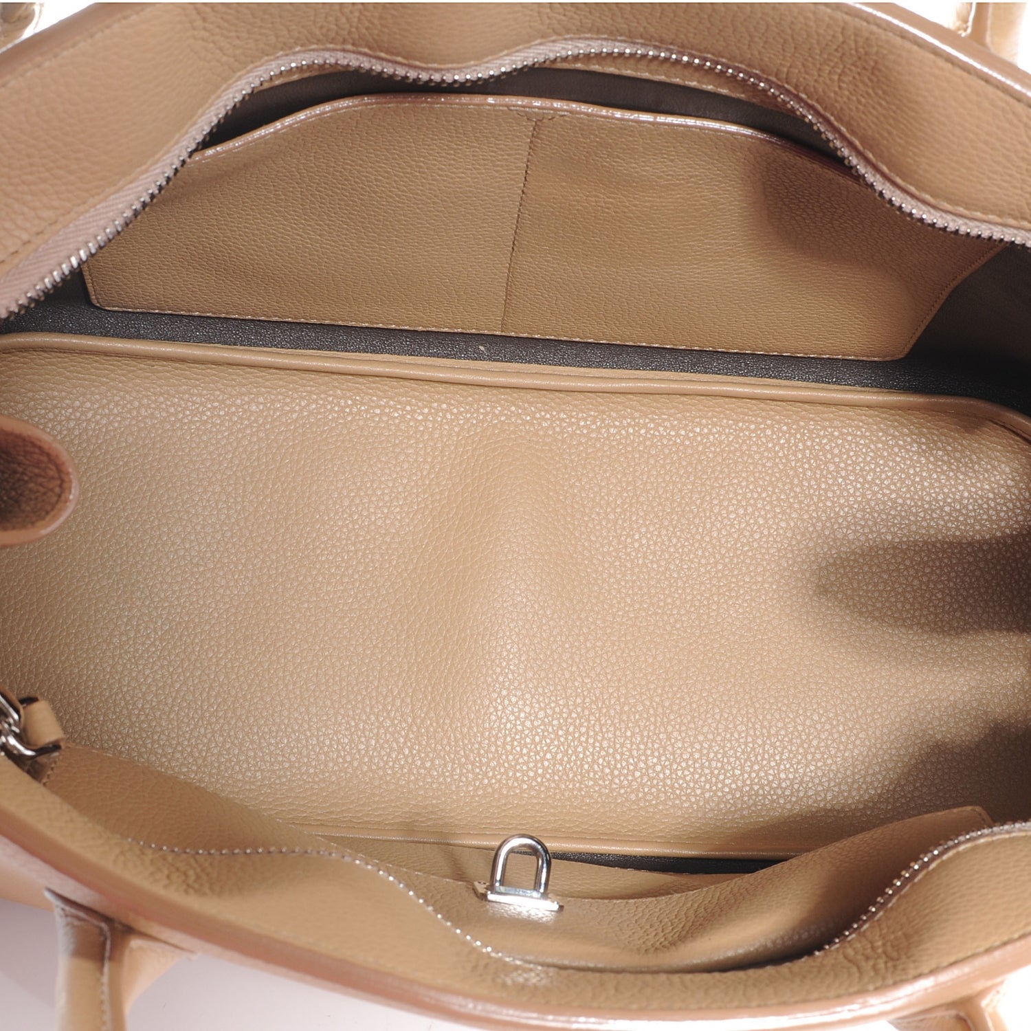 Christian Dior Grained Calfskin Bar Tote Camel 5 of 10