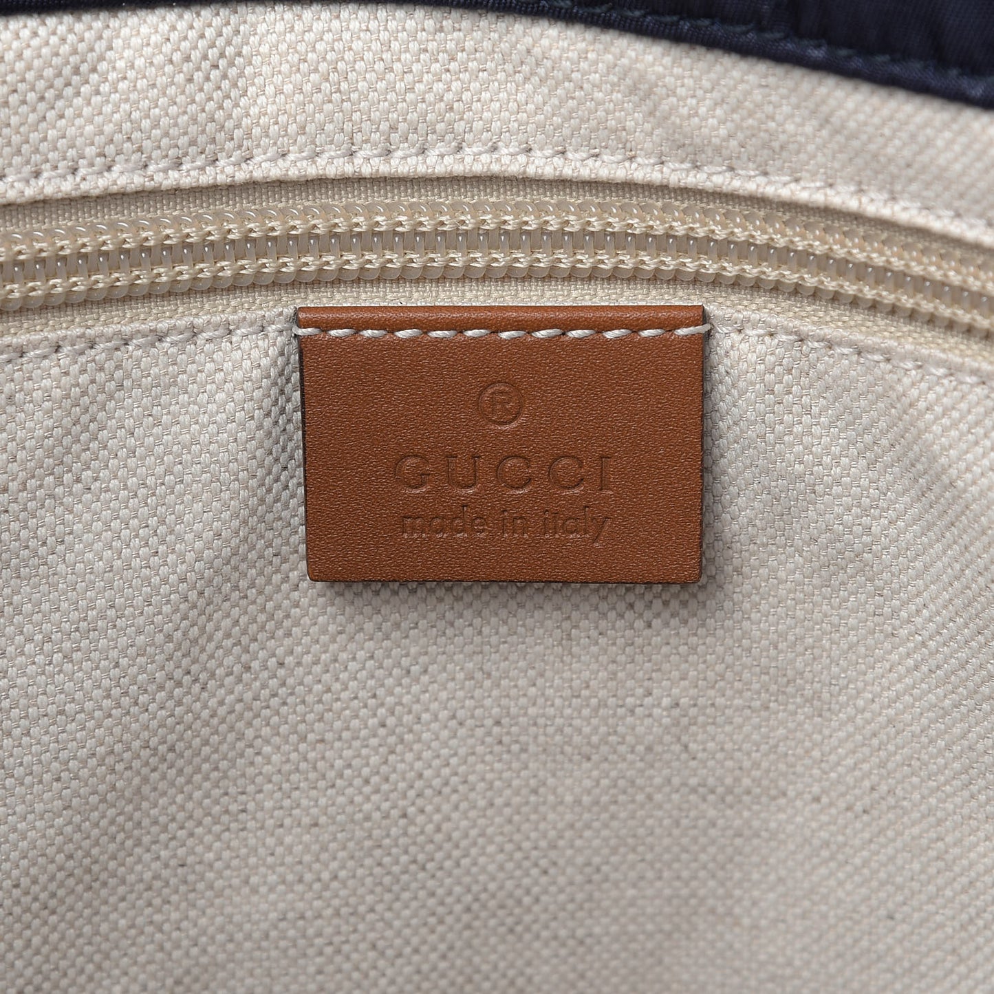 Nylon Guccissima Medium Tote Navy