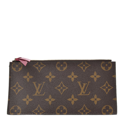 Louis Vuitton Monogram Felicie Chain Wallet Zippered Insert Fuchsia 1 of 6