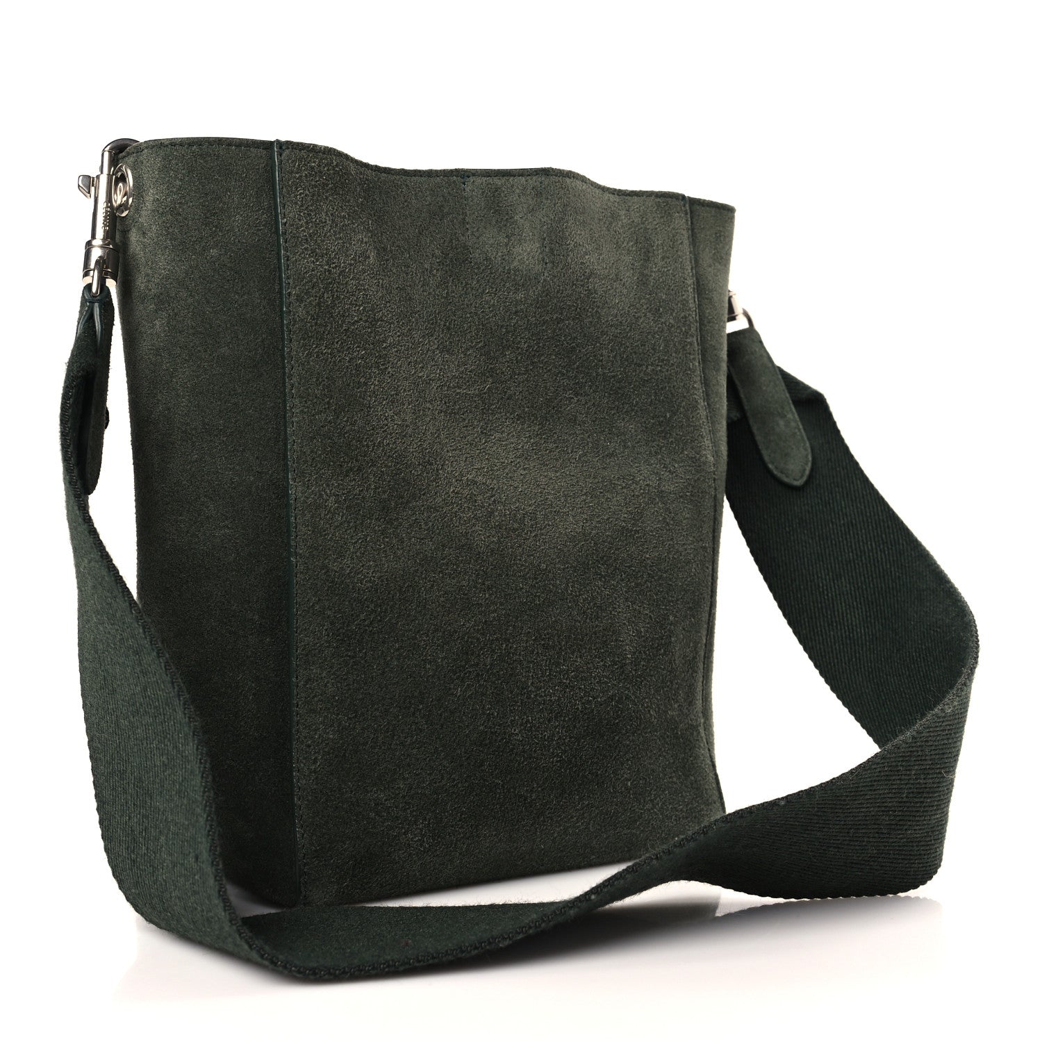 Celine Suede Calfskin Sangle Bucket Bag Amazone 3 of 8