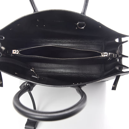 Saint Laurent Grained Calfskin Small Sac De Jour Black 4 of 9