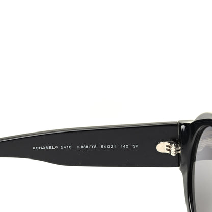 Chanel Acetate Polarized Round Sunglasses 5410 Black 5 of 7
