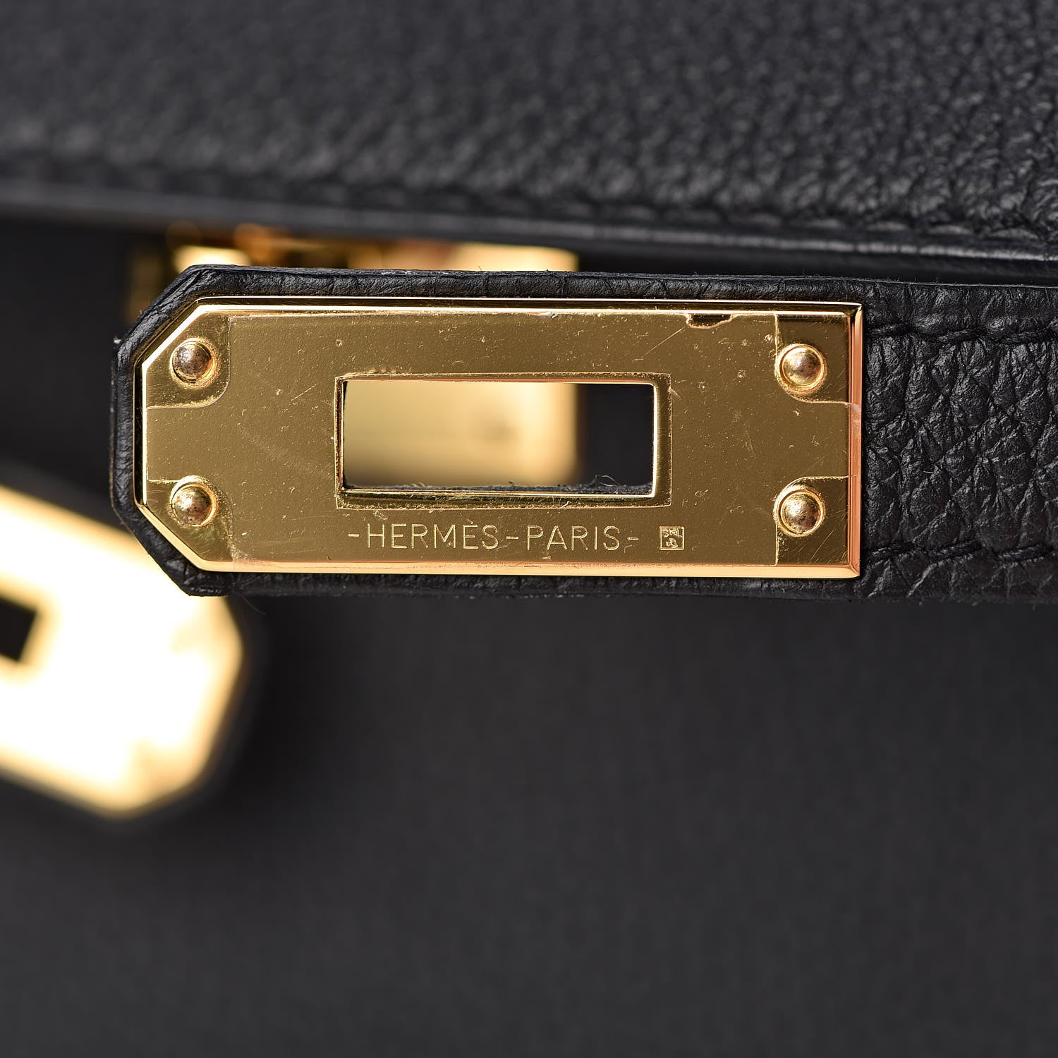 Hermes Togo Kelly Retourne 25 Black 7 of 34