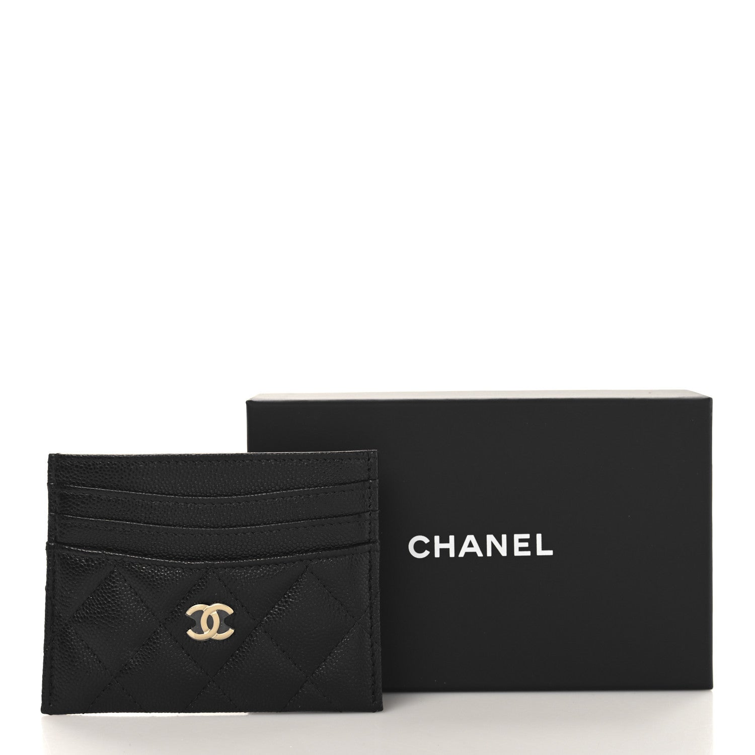 Chanel Caviar Quilted Business Card Holder Black 9 of 9